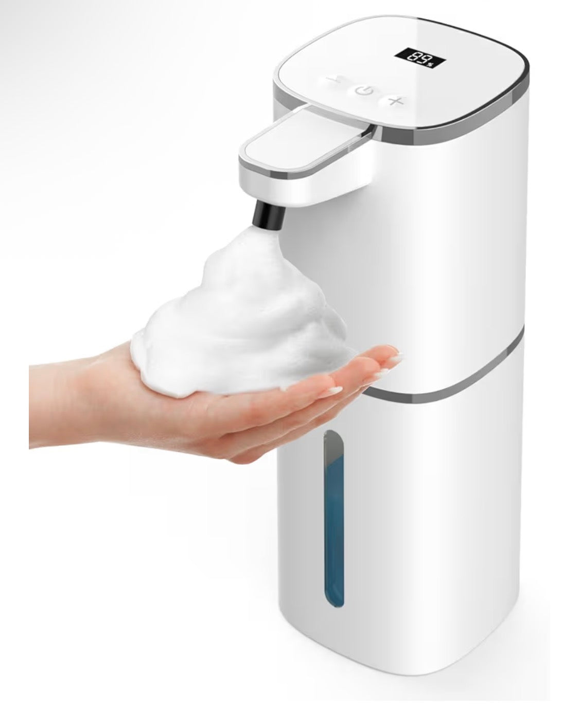 Foaming Soap Dispenser Touchless, USB Rechargeable Smart Hand Soap Dispenser