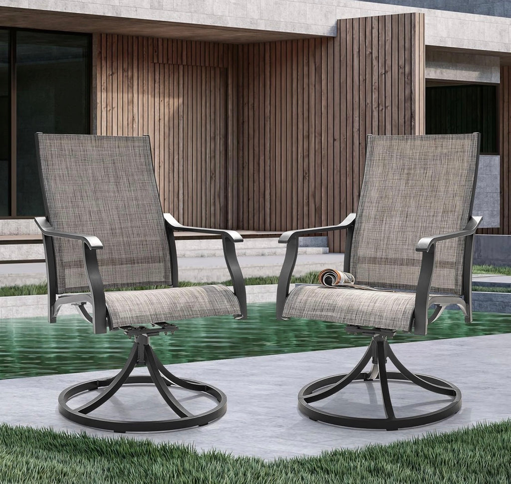 Swivel Patio Chair Set of 2