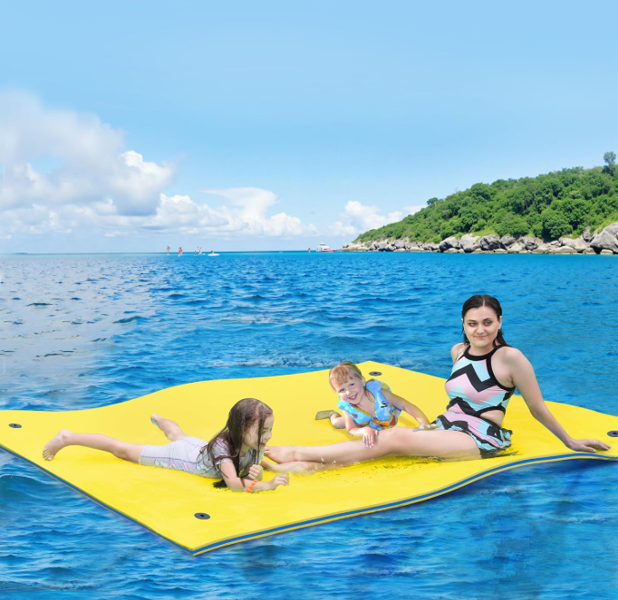 Pad Floating Mat 9' x 6', Yellow