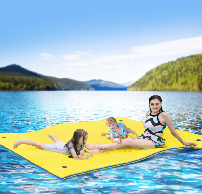 Pad Floating Mat 9' x 6', Yellow