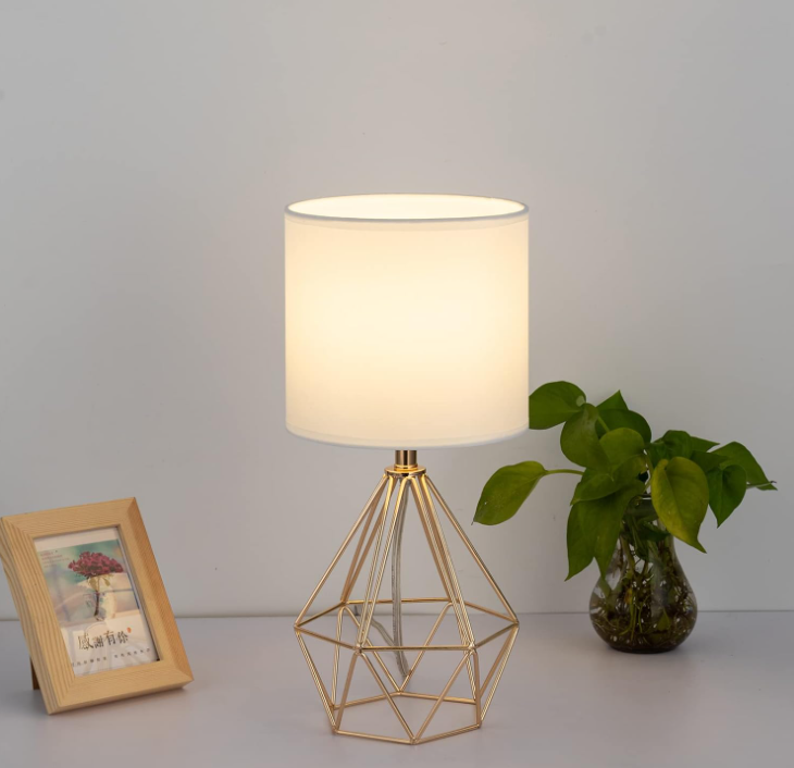 Gold Table Lamps Set of 2, Gold