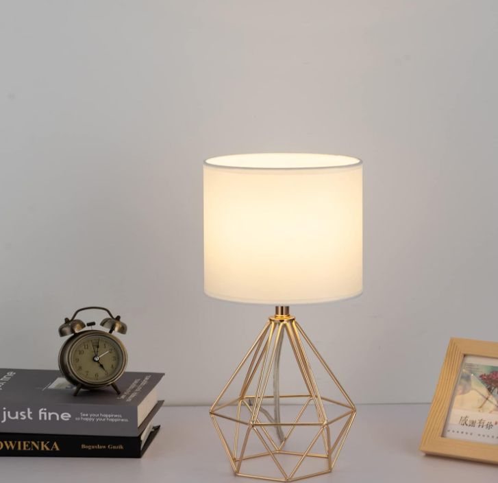 Gold Table Lamps Set of 2, Gold