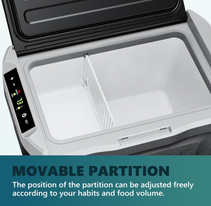 Portable 12 Volt Refrigerator, 32QT(30L) 12V Cooler